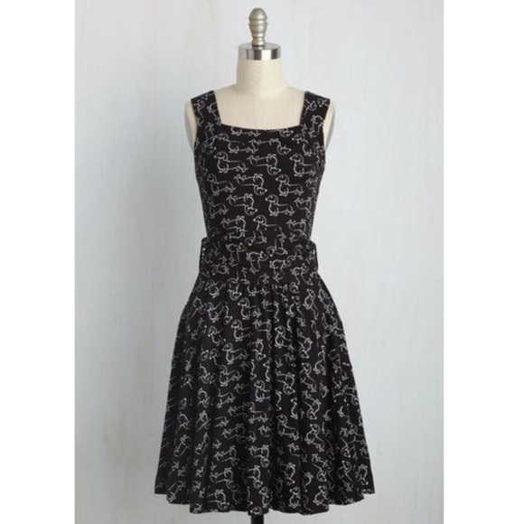 Modcloth Dresses & Skirts - Effie’s Heart Guest of Honor Dress in Dachshund XL